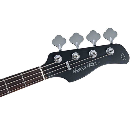 Sire V3N 4/BKS Marcus Miller 4-snarige Actieve Jazz Bas Satin Black met 2-Bands Preamp