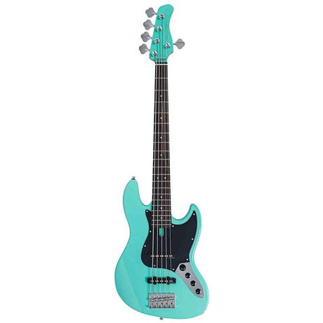 Sire V3N 5/MLG Marcus Miller 5-snarige Actieve Jazz Bas Mild Green met 2-Bands Preamp