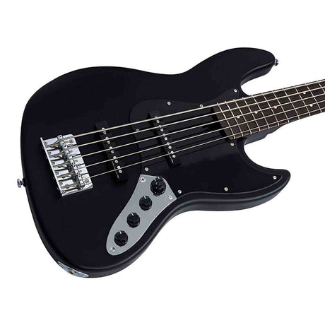 Sire V3N 5/BKS Marcus Miller 5-snarige Actieve Jazz Bas Satin Black met 2-Bands Preamp