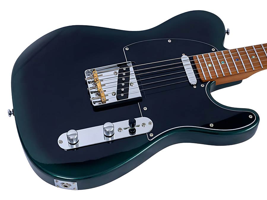 Sire T7N/DF Larry Carlton T-Style Elektrische Gitaar Dark Forest met Locking Tuners en RVS Frets