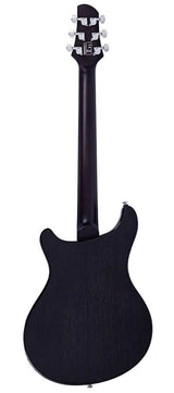 Sire Q7H/TBK Larry Carlton Hollow Elektrische Gitaar Transparent Black met Chambered Mahonie Body en Locking Tuners