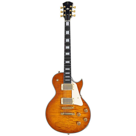 Sire L7DX/AB Larry Carlton L-Style Elektrische Gitaar Amber Burst met Ebbenhouten Toets en Gotoh Tune-O-Matic