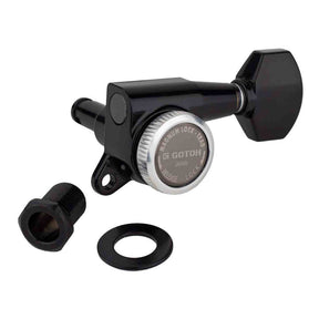 Gotoh GTH15351 SG381 stemmechanieken (posts 6xL) met Magnum Lock Trad and 07 knoppen, 6R, zwart