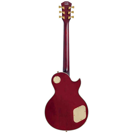 Sire L7DXL/AB Larry Carlton Linkshandige L-Style Elektrische Gitaar Amber Burst met Flame Maple Top en Gotoh Tune-O-Matic