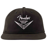 Fender 9122421212 Custom Shop Pet Zwart Nylon Katoen Flat Bill
