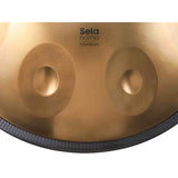Sela SE 400 Stainless Steel Handpan D Kurd 440 Hz goud met gevoerde draagtas