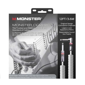 Monster Classic Gitaarkabel 3,6 Meter Spiraalkabel Rechte Jack naar Rechte Jack