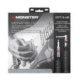 Monster Classic Gitaarkabel 6,4 Meter Spiraalkabel Rechte Jack naar Rechte Jack