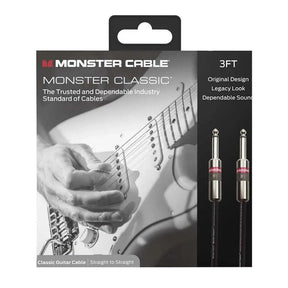 Monster Classic Gitaarkabel 0,9 Meter Rechte Jack naar Rechte Jack