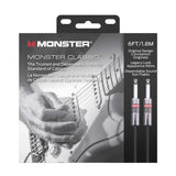 Monster Classic Gitaarkabel 1,8 Meter Rechte Jack naar Rechte Jack
