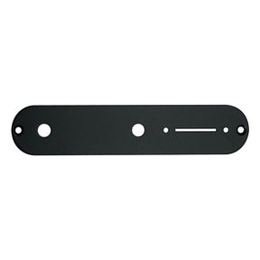 Boston CP-TE-B control plate, 32x160mm, Teaser, 8,5mm holes for metric pots, black gloss