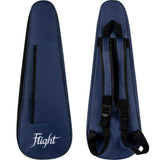 Flight Iris Tinta Concert TBK Ukulele met All Solid Mahogany Body, Rosewood Toets en Fluorocarbon Snaren, Transparent Black