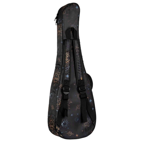 Flight FUB-B-GALAXY Gevoerde Gigbag voor Baritone Ukulele met Galaxy Design en Accessoirevak