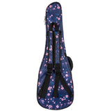 Flight FUB-B-SAKURA Gevoerde Gigbag voor Baritone Ukulele met Sakura Design en Accessoirevak