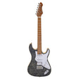 Aria 714-MK2 Hot Rod Collection Fullerton BKDM Diamant Zwarte elektrische gitaar