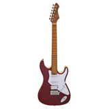 Aria 714-MK2 Hot Rod Collection Fullerton RBRD Rode elektrische gitaar