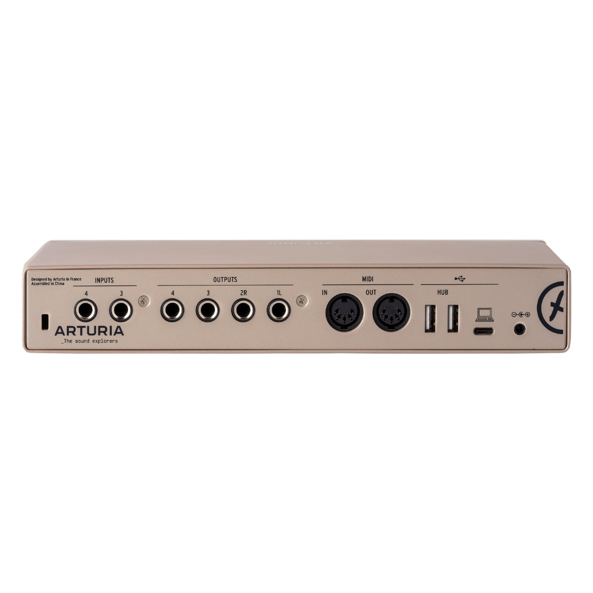 Arturia MiniFuse 4 Champagne Limited Edition 4x2 USB-C Audio Interface