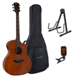 Bromo BAT4MCE Tahoma Series Gitaarset – Hillside Auditorium Cutaway met Massief Mahonie Bovenblad en Preamp