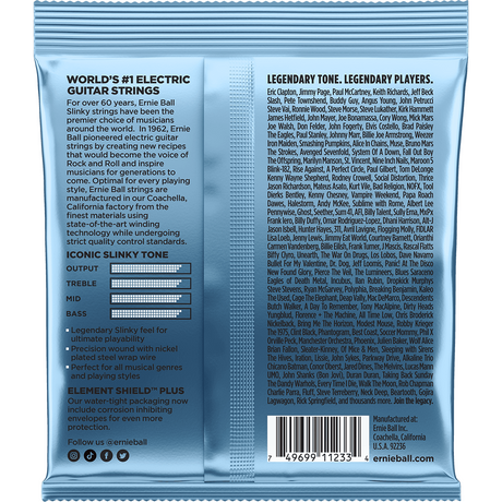 Ernie Ball 3212 Primo Slinky elektrische gitaarsnaren 3-pack 0095-044