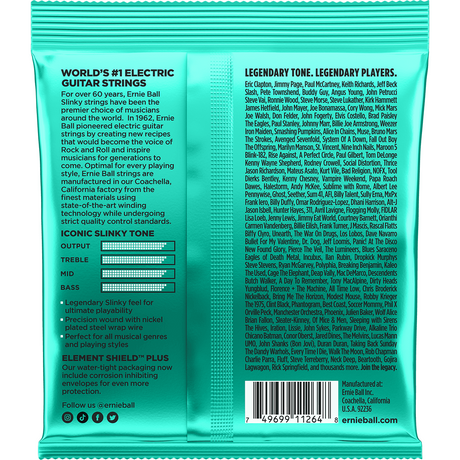 Ernie Ball 3626 Not Even Slinky elektrische gitaarsnaren 3-pack 012-056