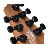 CORT KX707EVOPBKG 7-snarige Elektrische gitaar Evertune Open Pore Black