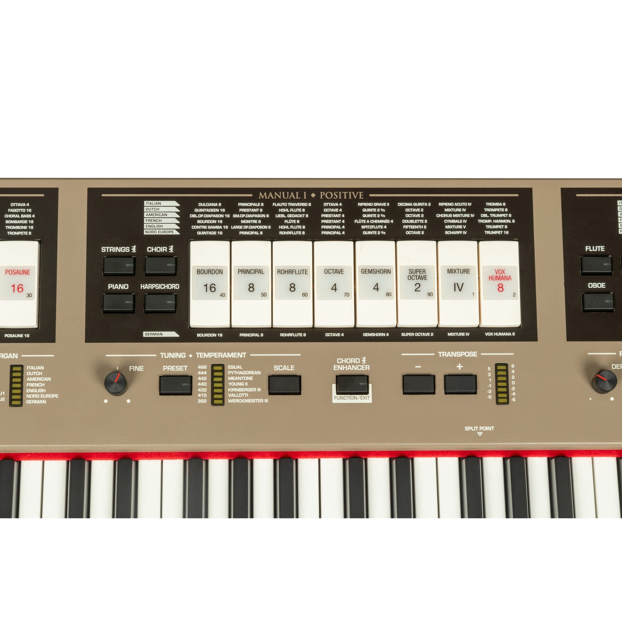 Dexibell Classico L4 Digitaal Orgel met 76 Toetsen, 3.2 GB Wave Memory en 126 Orgelvoices