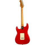 JET JS-380 RD G S-style Elektrische Gitaar SSS Alnico V Tremolo Goud Hardware Rosewood Toets Rood