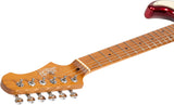 JET JS-400 CAR HH ST Style Elektrische Gitaar - Candy Red