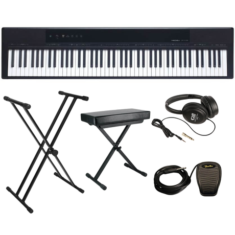 Medeli SP-C120 Performer Series Digitale Piano Set met Standaard, Kruk, Hoofdtelefoon en Sustainpedaal