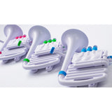 NUVO jHorn wit-blauw kinder blaasinstrument in Bb met draaiventielen en 720 gram