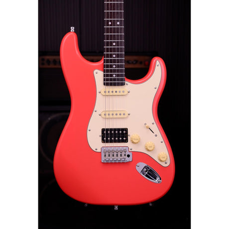 Patina PS-4 FRD S-Style HSS - Aged Fiesta Red Nitro
