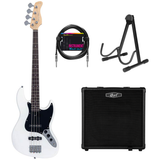 Sire Marcus Miller V1 4/AWH V Series 4-snarige Basgitaar Set Antique White met 40W Versterker