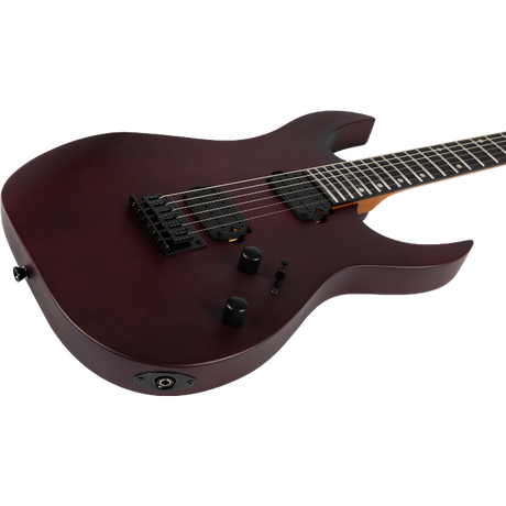 Spira Guitars S-400 MWR Satin Wine red elektrische gitaar