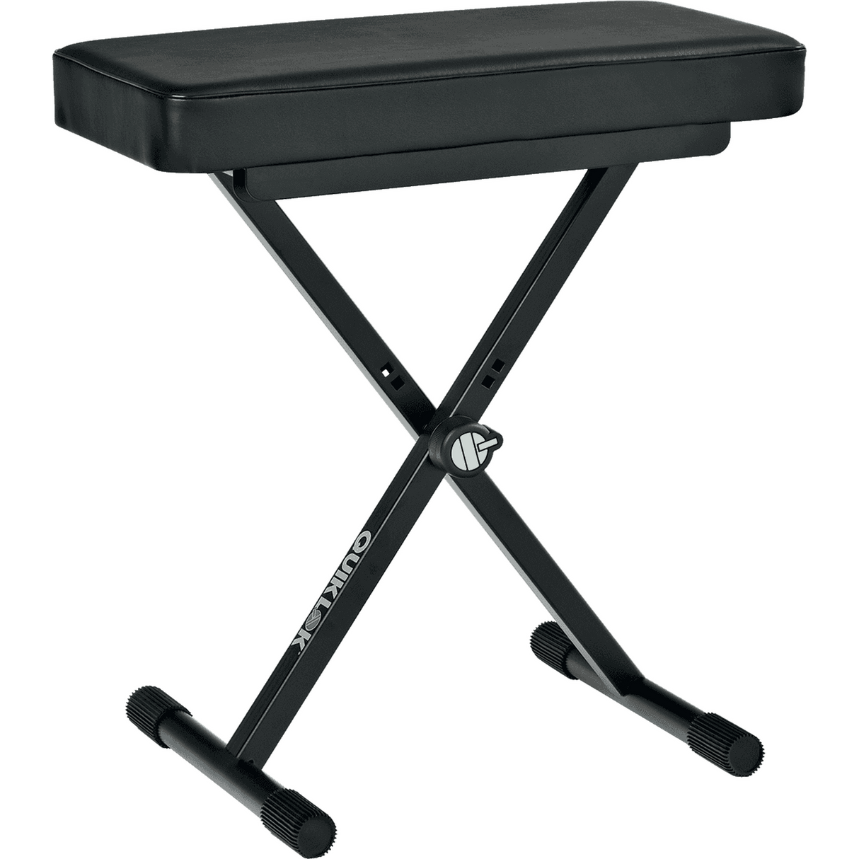 QUIKLOK BX8 Keyboard Kruk – Verstelbaar 480-580 mm, Kunstleer, 112 kg draagvermogen
