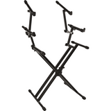 QUIKLOK QL723 Pro Keyboardstandaard – Dubbele X, 3 Niveaus, Verstelbaar, max. 90 kg