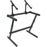 QUIKLOK Z726 Z-Keyboardstandaard – Voor 2 Keyboards, Verstelbaar, max. 113 kg