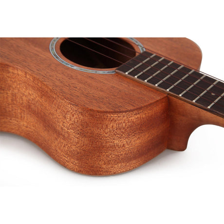 TOM 230 Concert Ukulele Massief Mahonie met Walnoot Toets en Brug