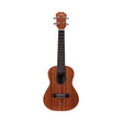 TOM S1 Concert Ukelele met Sapelli Body en D'Addario Snaren Inclusief Luxe Hoes