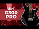 Cort G300 PRO MGD Elektrische Gitaar HH Linden met Maple Top Metallic Gold en Seymour Duncan Pickups