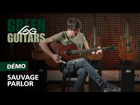 Lâg SAUVAGE-PE Semi-Acoustic Parlor Western Guitar