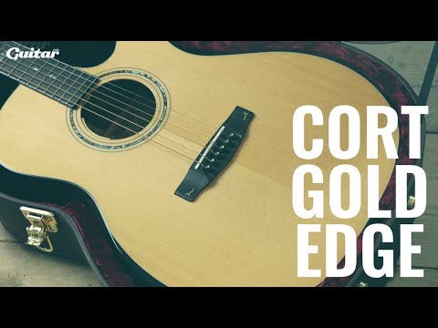 Cort Gold-Edge – Solid Flamed Myrtlewood, Torrefied Sitka &amp; LR Baggs Anthem