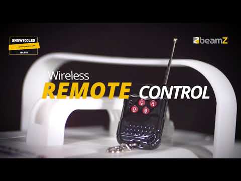 beamZ Snow900LED Snow Machine with 6x 3W RGB LEDs and 1L Tank